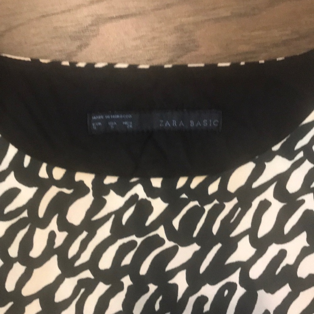 Zara | Black and White Dress - Picture 2 of 2